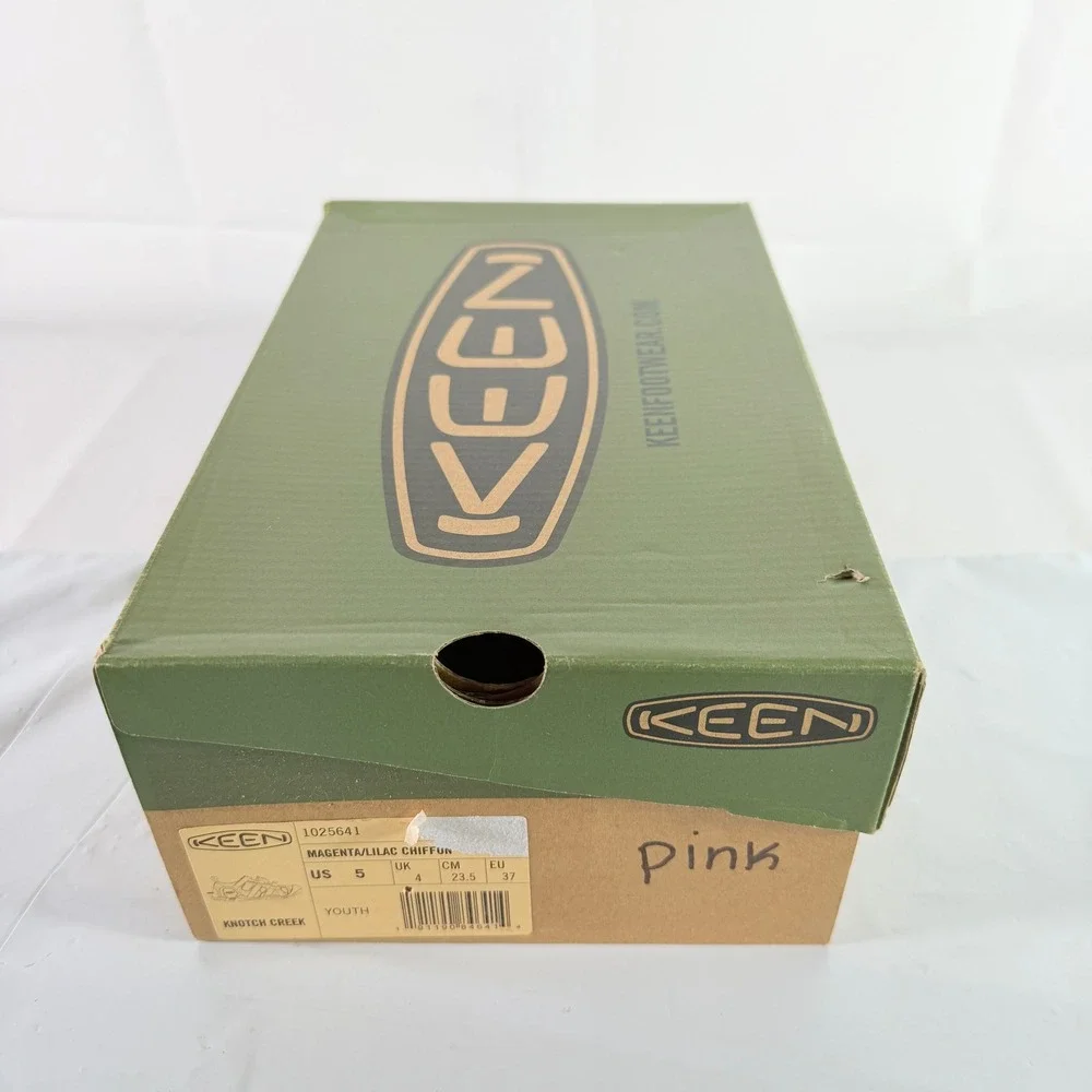 KEEN Knotch Creek Youth 5 Sandals Magenta Lilac Chiffon Kids Water Shoes 1025641